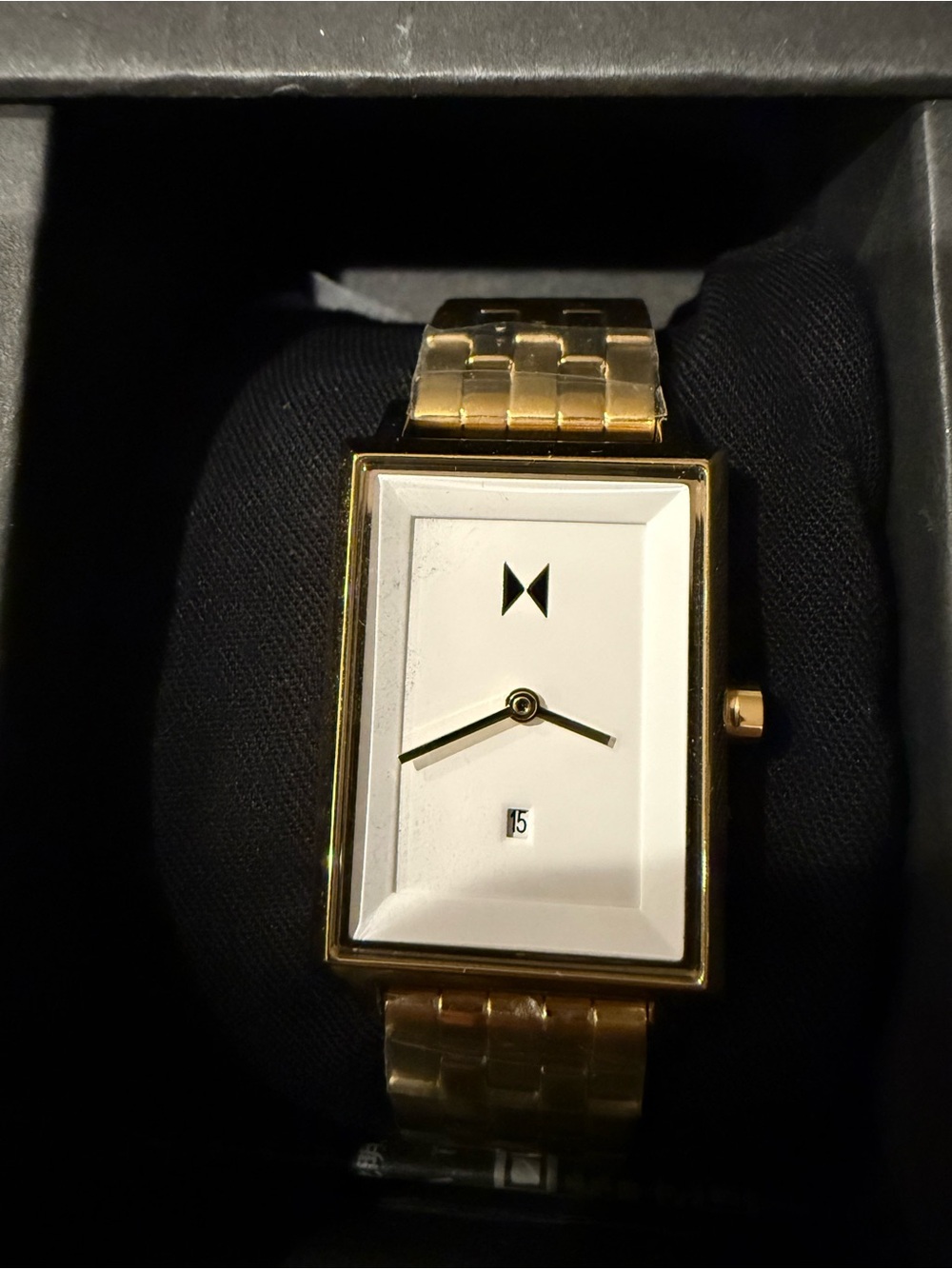 MVMT Gold 24mm Watch with White Dial and Gold Bracelet